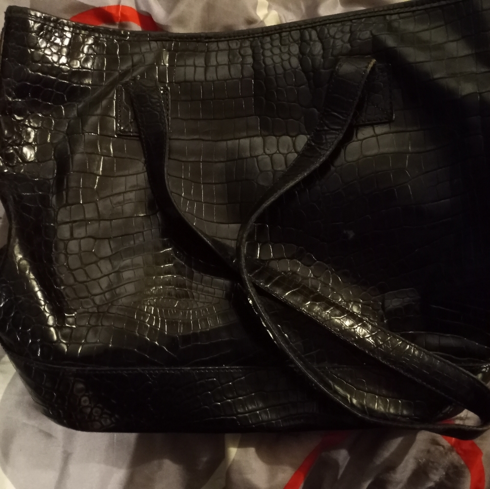Talbots leather mini tote - Picture 2 of 4